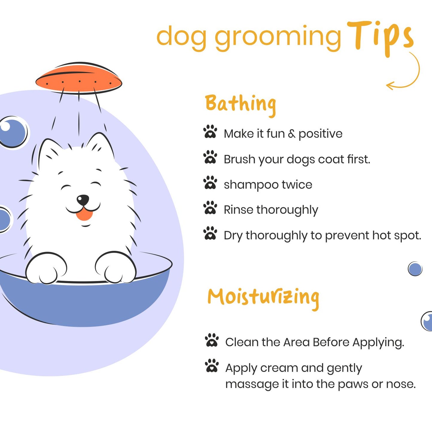 Poodle-5-in-1-Benefits-Dog-Shampo 300ml+ Paw Cream 50gm (Combo pack of 2) - Heathy Coat and Moisturized Paws | OATMEAL AND COCONUT OIL | VITAMIN E | PARABEN FREE