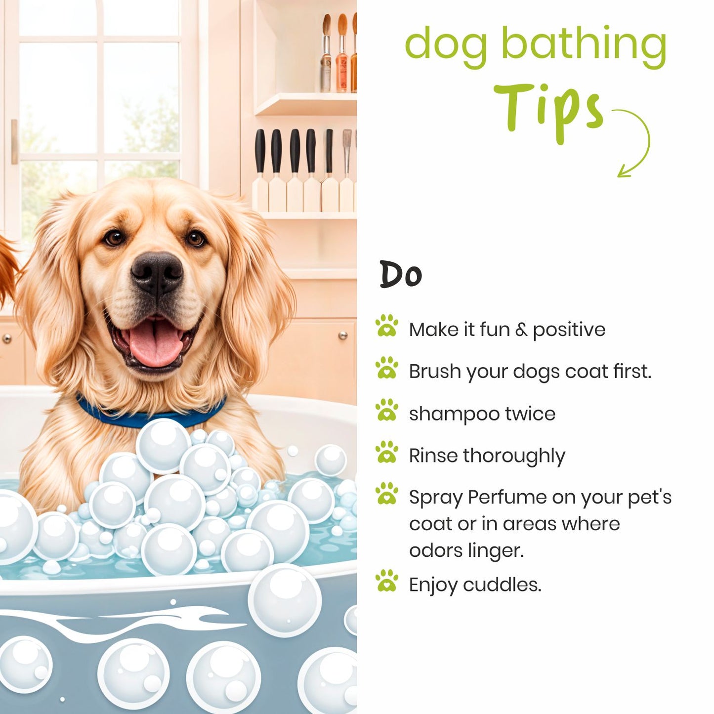 Poodle-Tick Buster-Dog-Shampoo 300ml + DoGgy Fresh Perfume 200ml -(Combo Pack of 2) For Tick Free and Fragrant Coat | REMOVES ODOUR | COCONUT AND LAVENDER