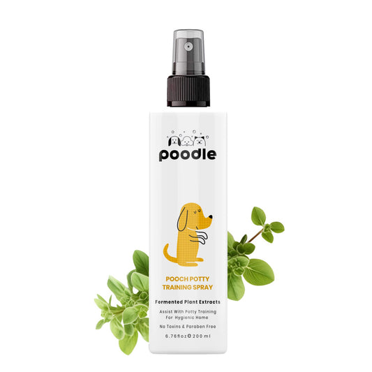 Poodle Potty Training Spray for Dogs | 200ml | Puppy Potty Training Aid, Dog Potty Spray for Indoor & Outdoor Use, Pet Toilet Training Spray for Puppies & Adult Dogs – Pack of 1
